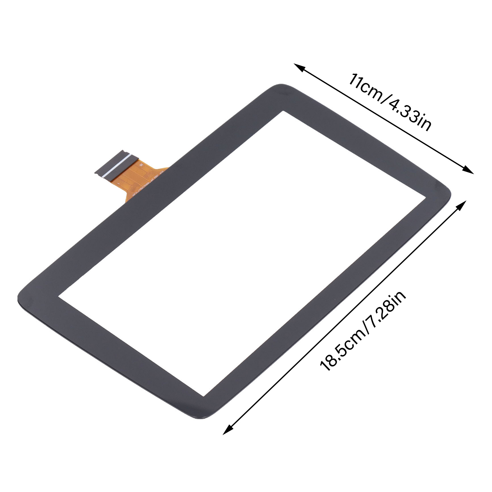 7 inch trong suốt Acrylic màn hình cảm ứng xe hơi kính hiển thị k40005a29f bhp1611j0d Bộ phận thay thế cho 3 2014-2016 tự động sửa đổi bảo trì
