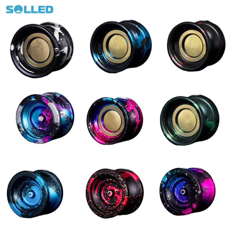 Metal Yoyo Professional Competition Yoyo Ball Aluminum Alloy Yo-Yo Educational Toys For Kids Beginners Birthday Gifts