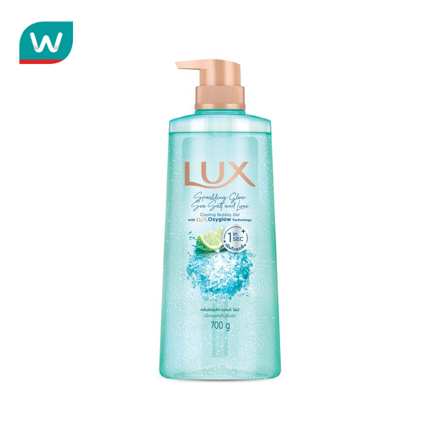 Lux Body Wash Sparkling Glow Sea Salt Lime Gel 700 G. ราคา 139 บาท*ส่งฟรี