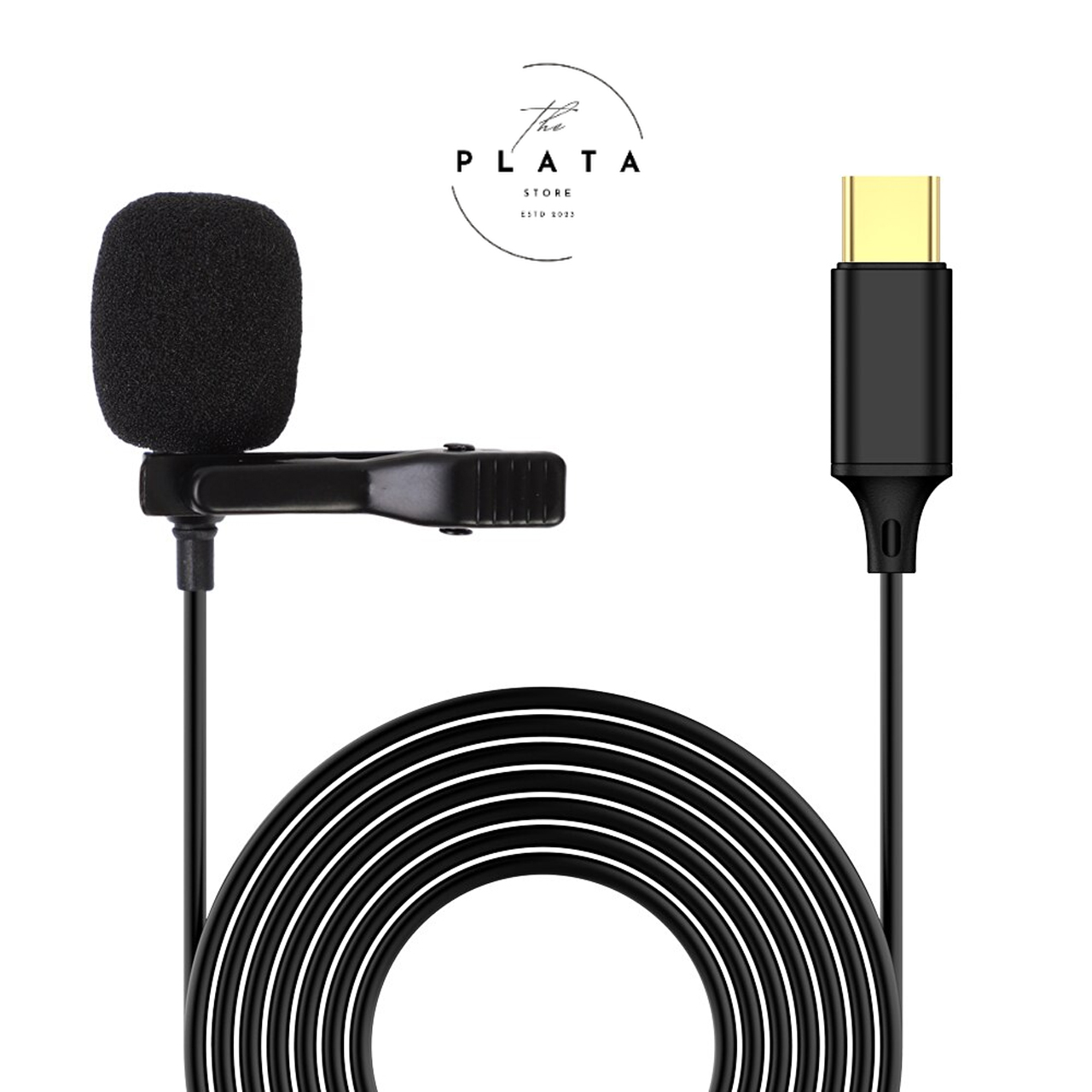 Micro Cài Áo Cho Điện Thoại Type-C dài 1.5m/6m Thu Âm Nhạy Rõ Nét, mic thu âm điện thoại kẹp ve áo ,Thu Âm Cho Điện Thoại Mic Thu âm Livestream Mini Chân Type C