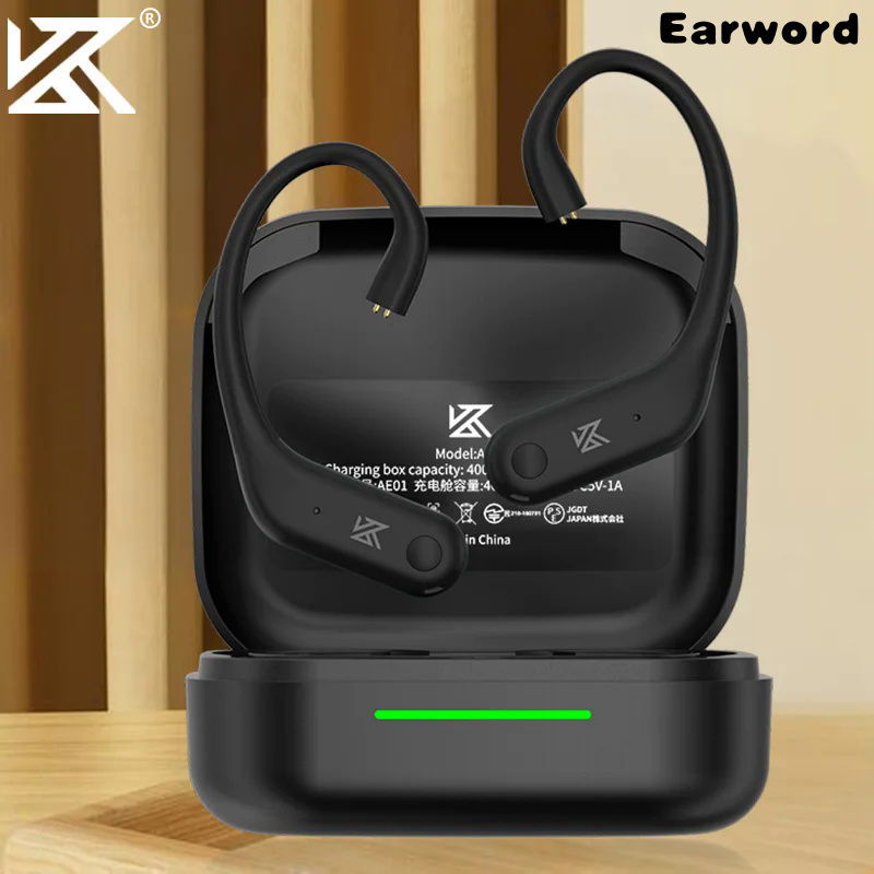 KZ AE01 wireless Bluetooth 5.4 upgrade cable IEM Bluetooth adapter with HD microphone ENC C battery 