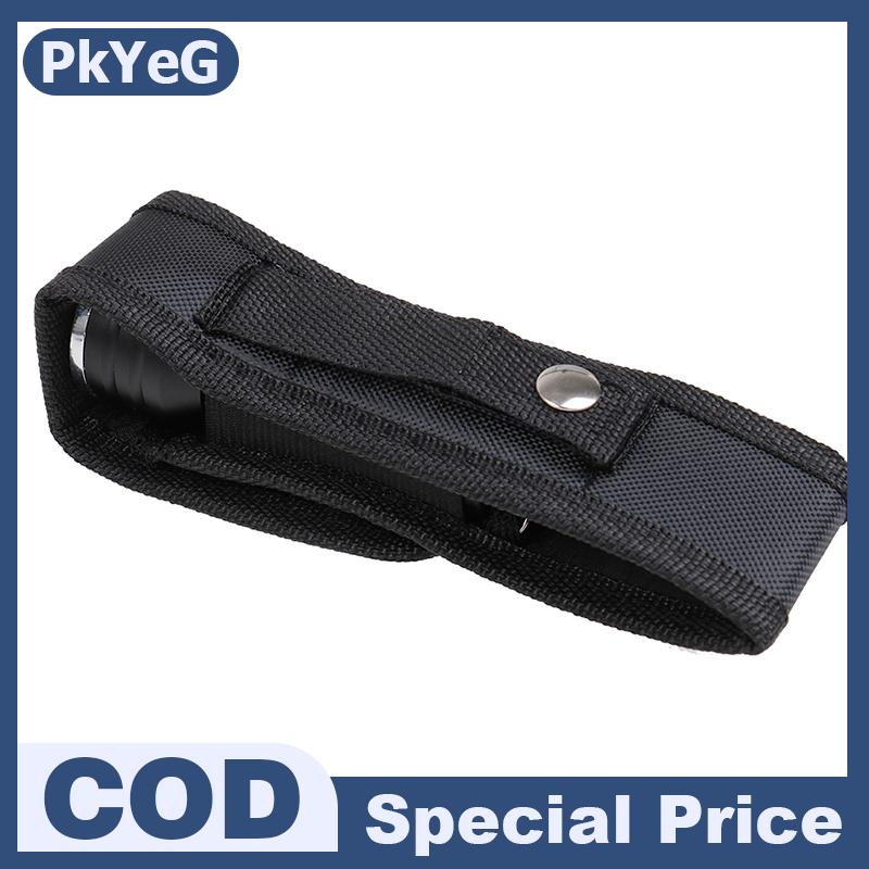PkYeG Nylon Holster chủ vành đai Pouch trường hợp túi cho Led đèn pin Torch đèn