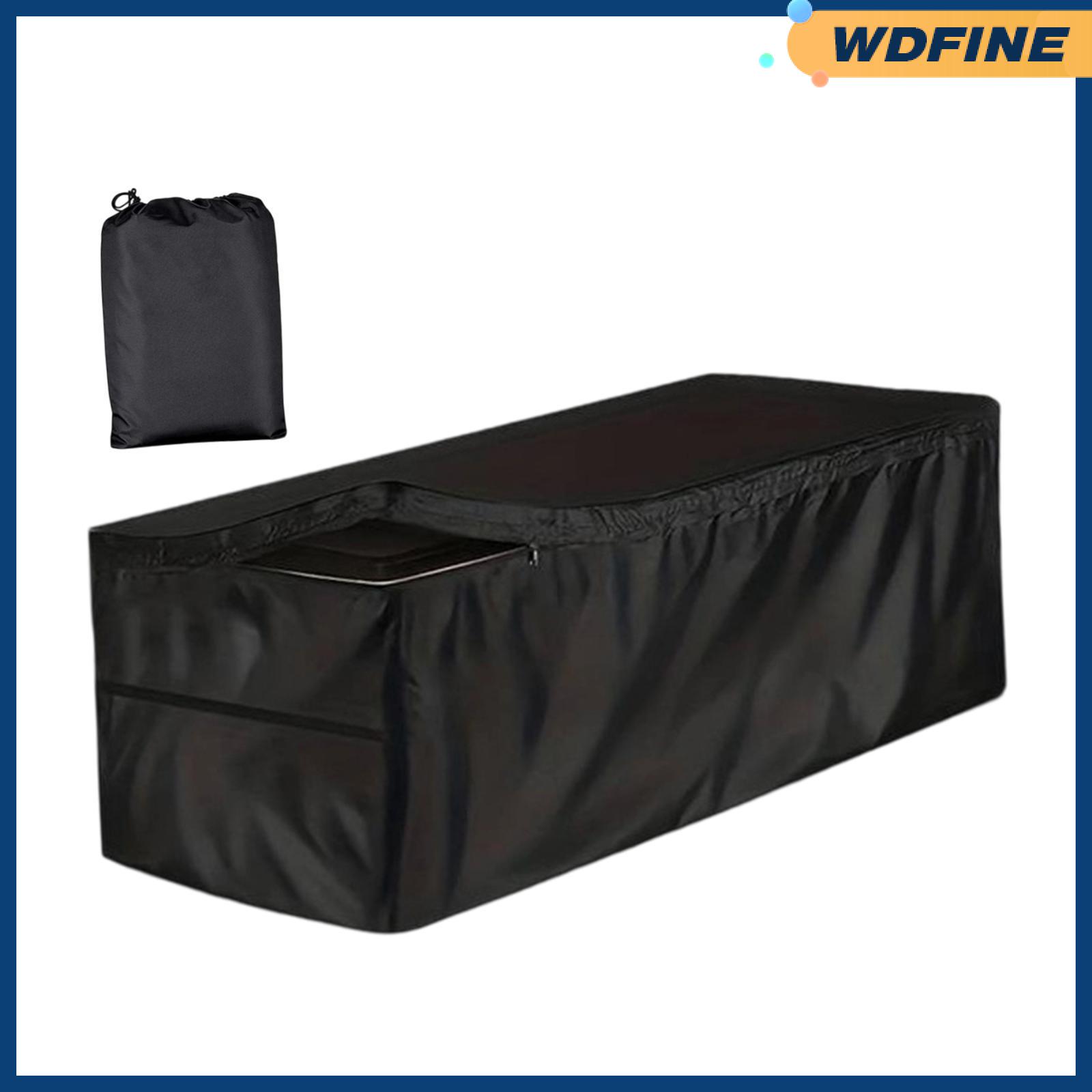 Wdfine Hộp bài Bìa Ngoài Trời Lưu Trữ Hộp Bóng Râm bảo vệ khỏi ánh sáng mặt trời Thay Thế Oxford Lá Chắn Cho Sân Bên Ngoài Đồ Nội Thất Container Hộp