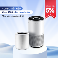 Máy Lọc Không Khí Levoit Core 400S 92m2 | Lõi HEPA 3 lớp lọc bụi mịn - Đèn cảm biến chất lượng không khí - Hẹn giờ