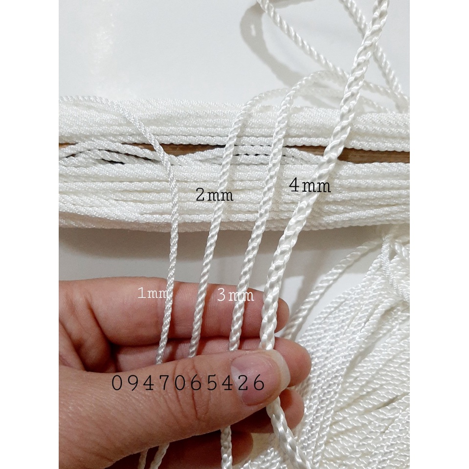  Dây Dù Thả Diều Cắm Trại dây nylon buộc lưới 1mm..4mm  