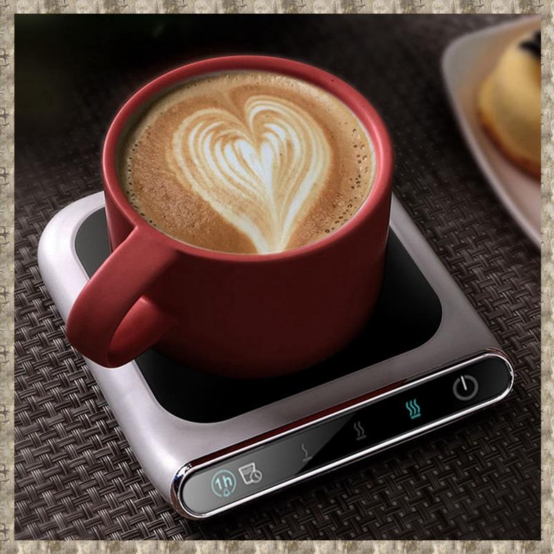 (SXUZ) Portable Heating Cup Pad Coffee Mug Warmers USB Warmer for Office Desk Electric Beverage Warmer for Tea Water Milk Easy Install