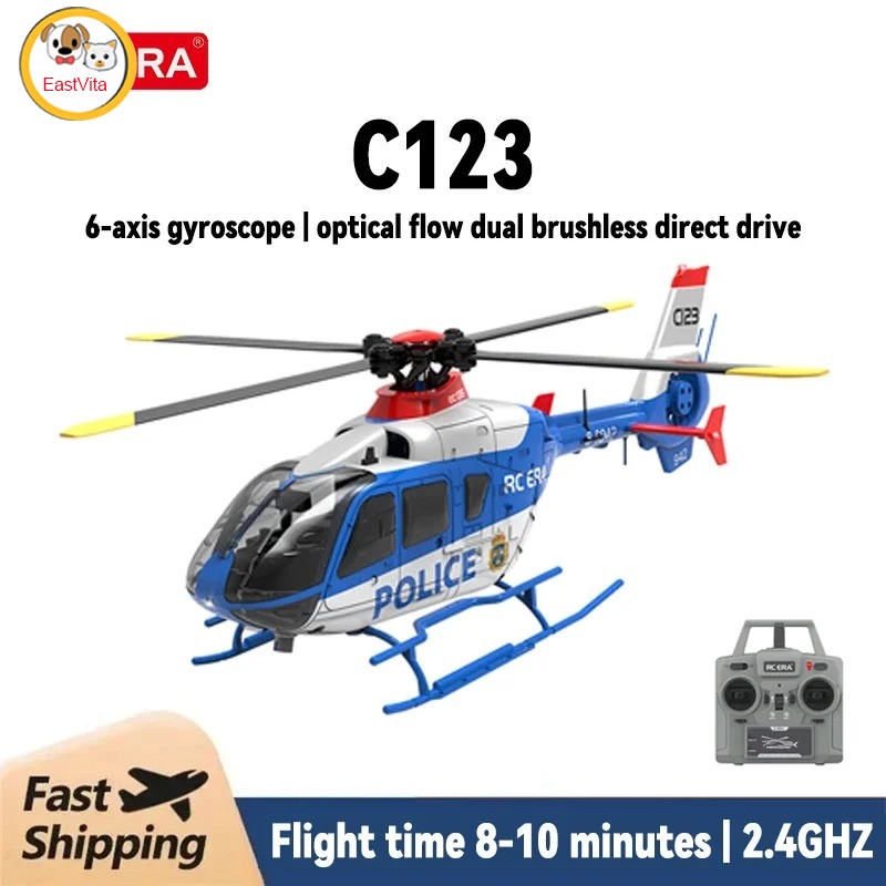 C123 Remote Control Helicopter 6CH Double Brushless Direct Drive Single Paddle RC Helicopter Toys Gifts For Boys Girls ราคา 10,402 บาท*ส่งฟรี