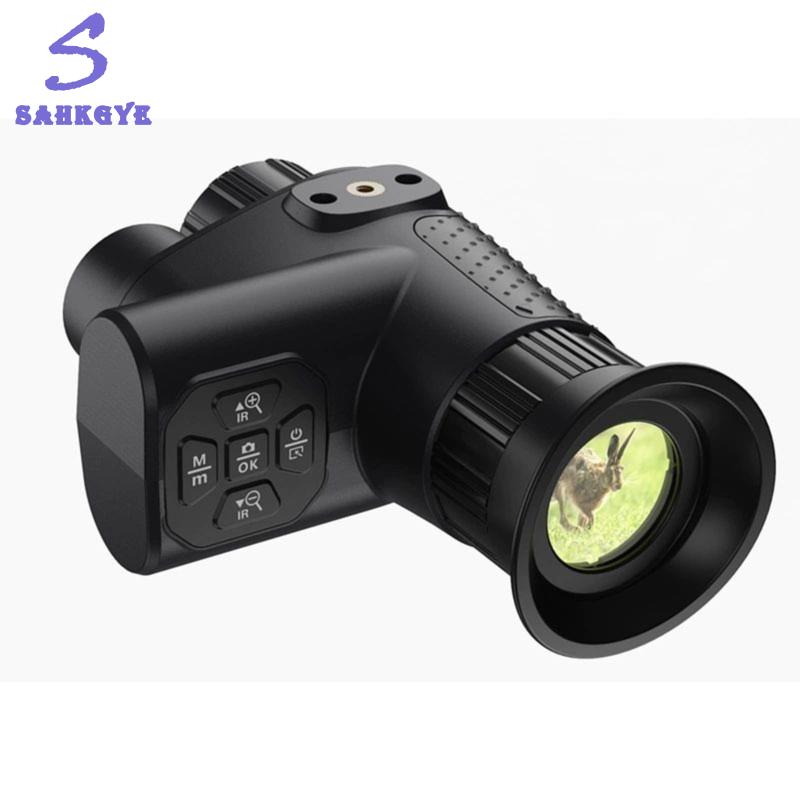 กล้องถ่ายรูป กล้องดิจิตอลมิลเลอร์เลส และอุปกรณ์ถ่ายภาพ Sahkgye Greatbuy666-อุปกรณ์มองเห็นกลางคืนแบบดิจิตอลอินฟราเรดความละเอียด 4K ตาข้างเดียวพร้อมเซ็นเซอร์แสงดาว 8x ซูมกล้องโทรทรรศน์สำหรับการใช้งานกลางแจ้ง