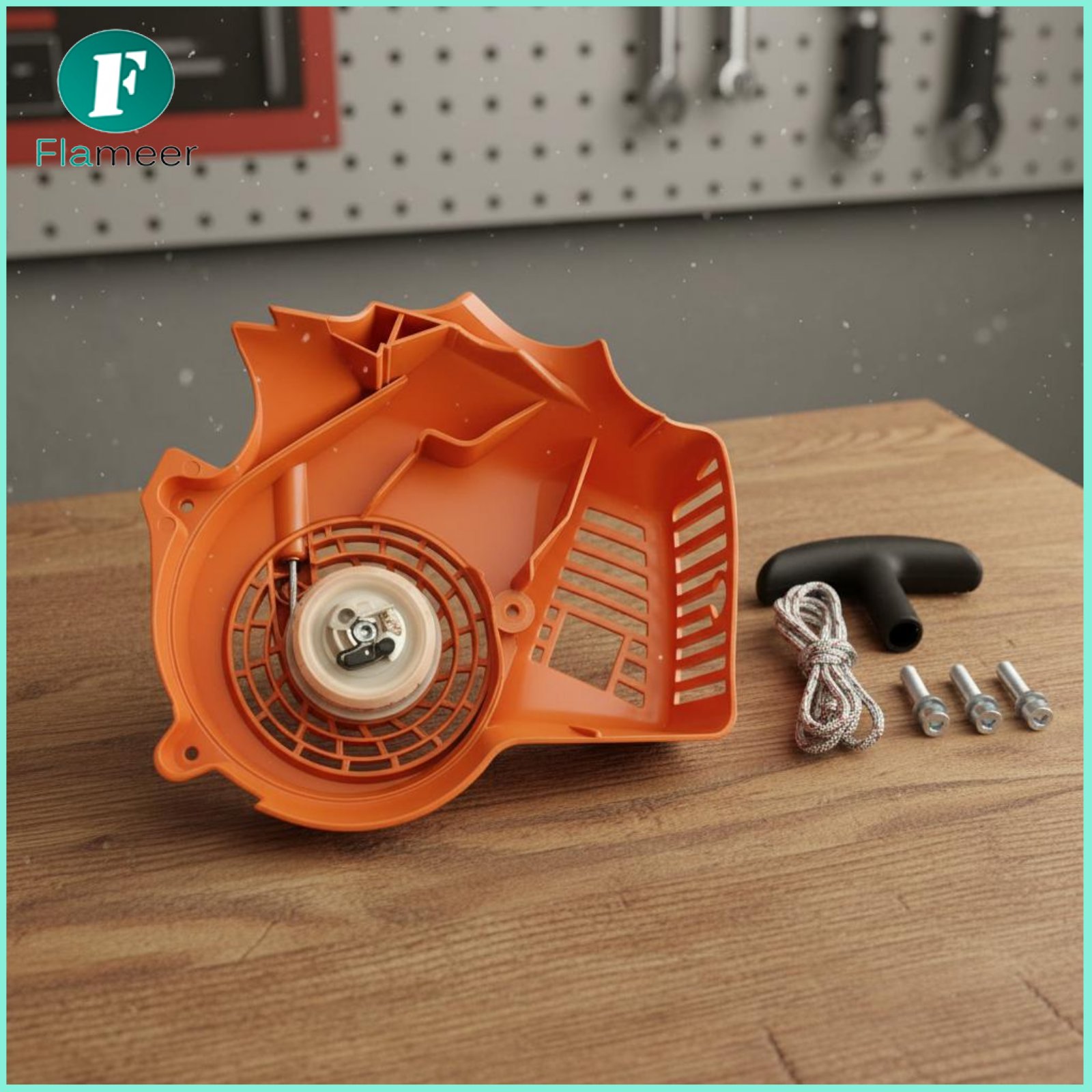 Flameer 6 Pieces Brand New BG50 Recoil Starter High-Quality Materials Recoil Starter Assembly Precision Engineered Engine Pull Start Assembly Long-Lasting ราคา 2,076 บาท*ส่งฟรี