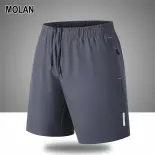 MOLAN Quần đùi nam thường ngày thể thao dáng rộng quần ống nam ống đứng