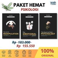 Paket Hemat Psikologi [ The Art Manipulation + The Emotional Power + The Secret Of Dark Psychology ] - Yash Media