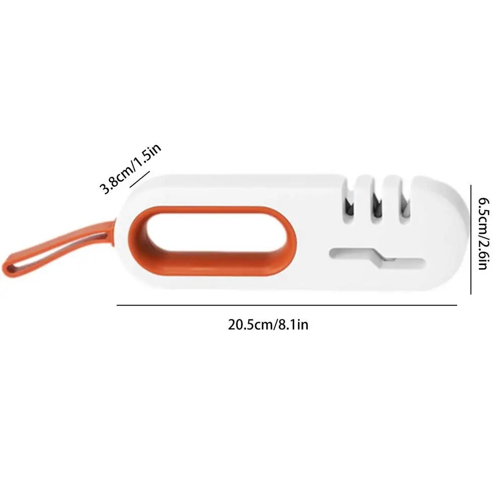 1 cái Dụng cụ mài dao 4 trong 1 công cụ kéo nhà bếp và đá mài lưỡi mài hệ thống đa chức năng