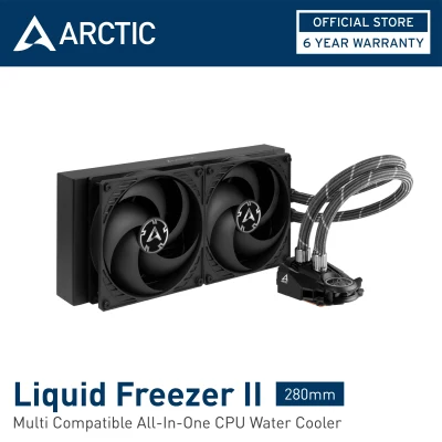 ARCTIC Liquid Freezer II 280mm (new AMD clip) , Multi Compatible All-In-One CPU Water Cooler