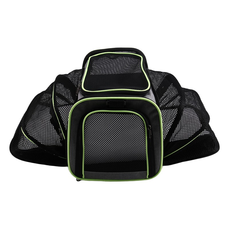 [Waanon]Foldable Small Dog Charter Carry Bag Breathable Car Bag Foldable Pet Bag for Dogs Cat Out Bag Portable Cat Carrier Bag
