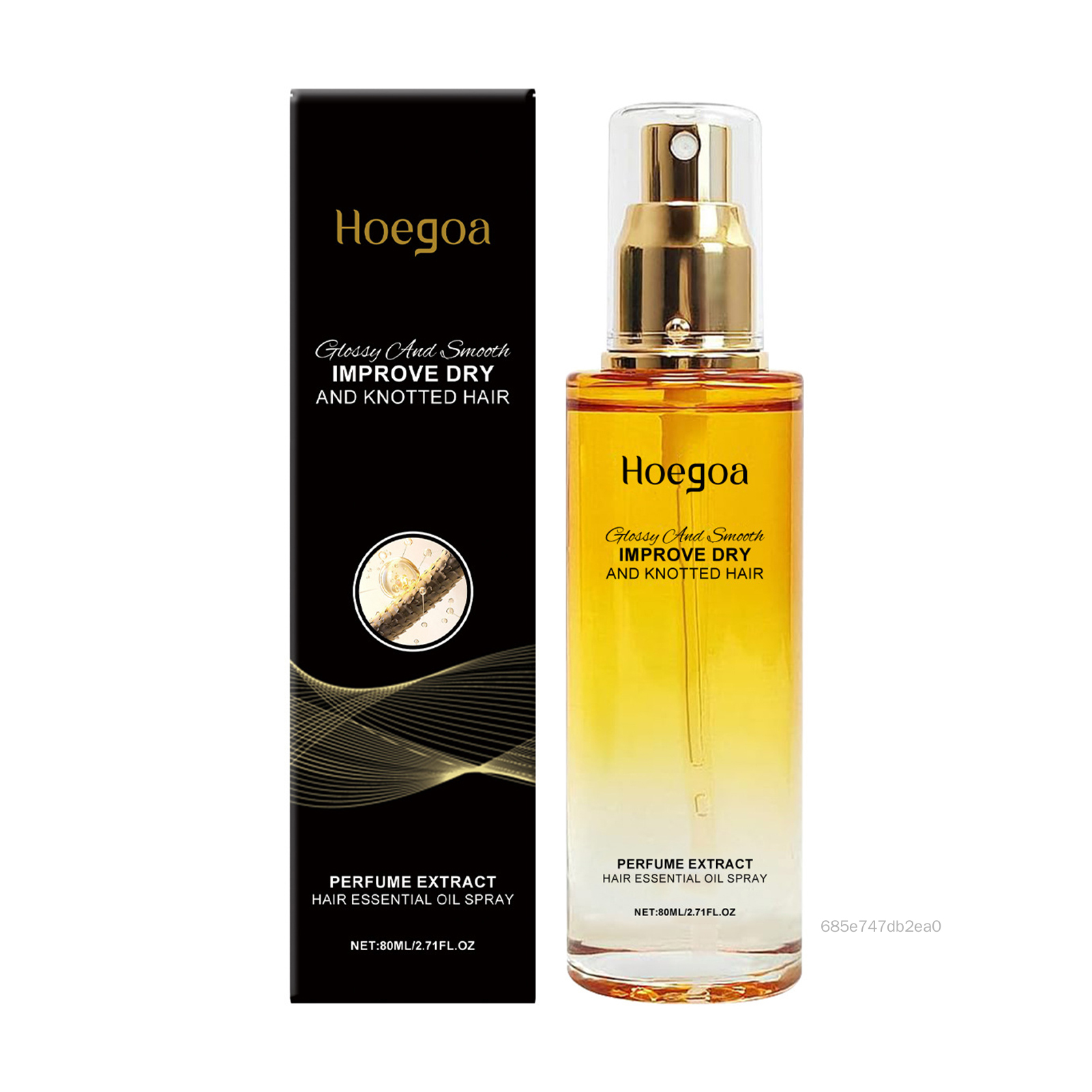 80ml dầu thơm màu nước hoa phun thuốc nhuộm tóc và dầu bị hư hỏng thích hợp cho tóc khô và xoăn dbs-vn