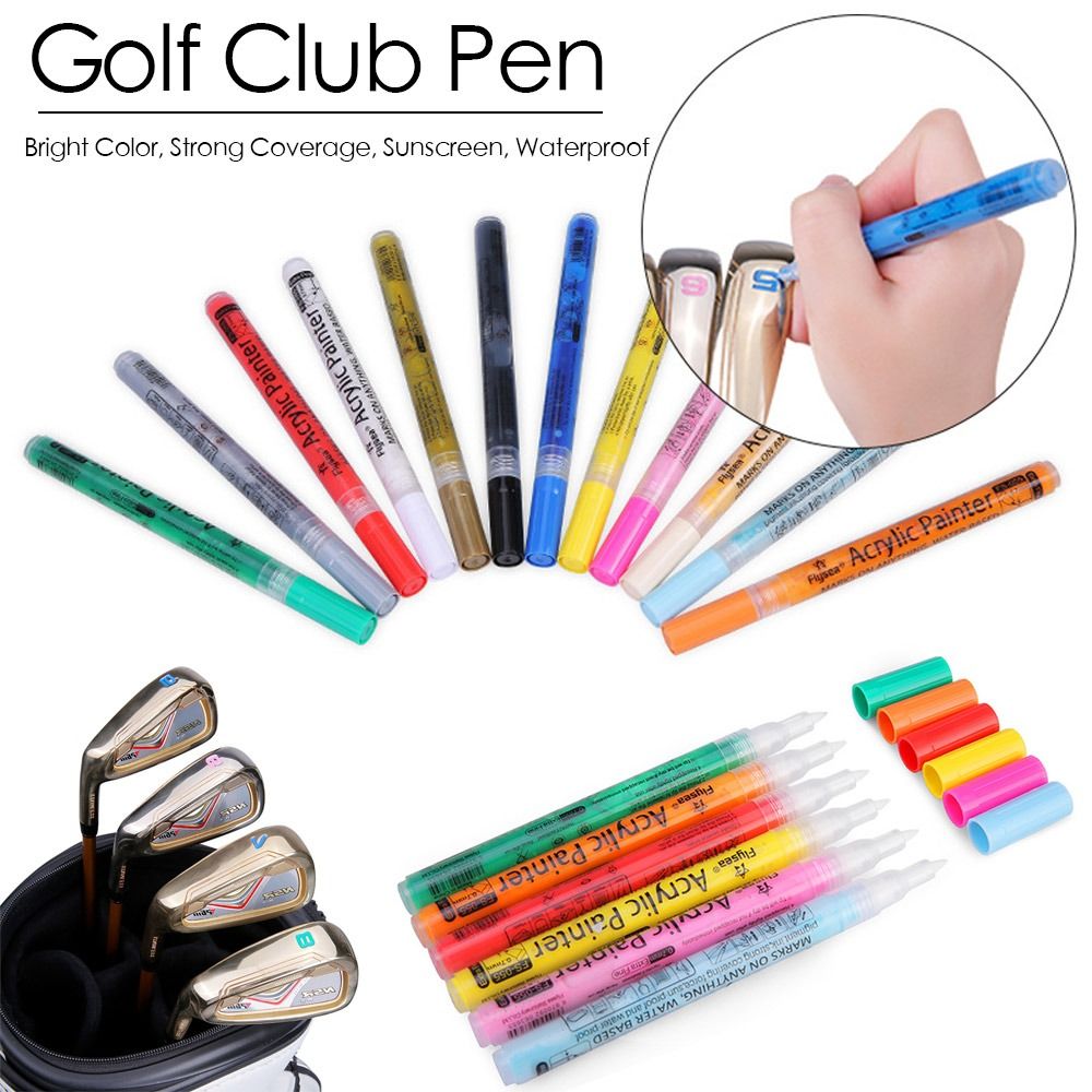 STIMATIZE Màu sáng Bao gồm điện Phụ kiện Golf Bút mực Họa Sĩ Acrylic Bút