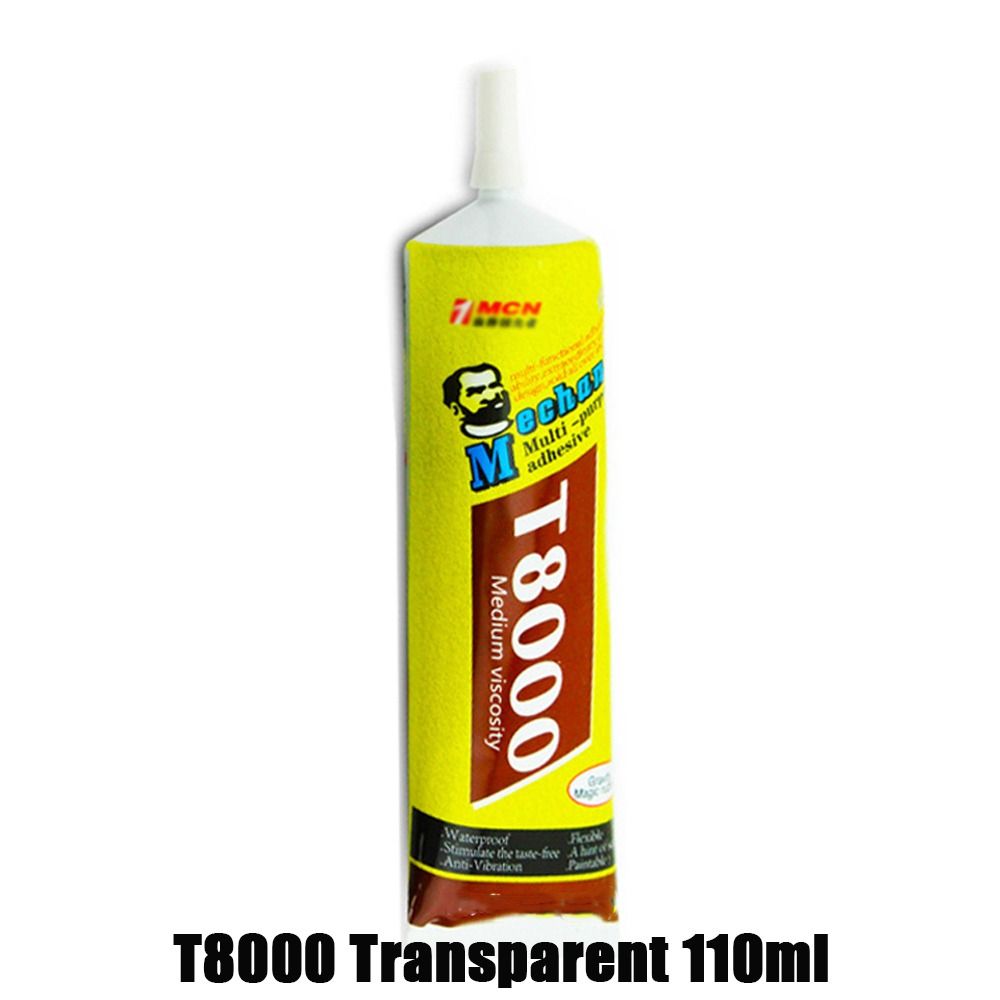 SIERWU 15/50/110ml Dính phổ quát Màu đen trong suốt T8000 B7000 E8000 t7000 Keo dán viền sửa chữa Dụng cụ sửa chữa Keo lỏng Ốp lưng màn hình LCD khung điện thoại sửa chữa