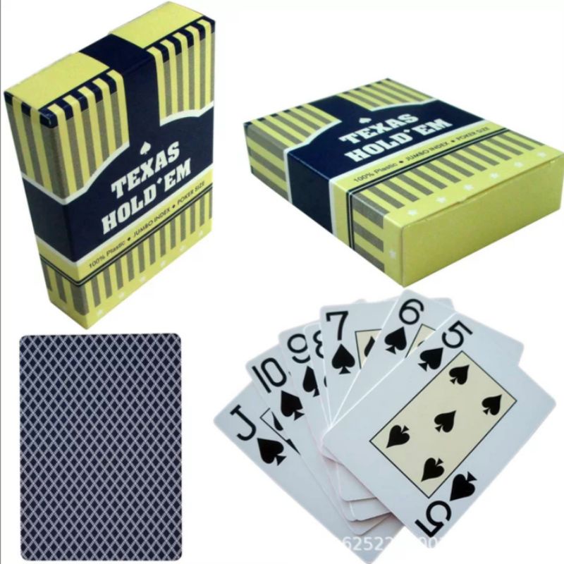 Bài nhựa PVC chuyên nghiệp Texas Hold Em