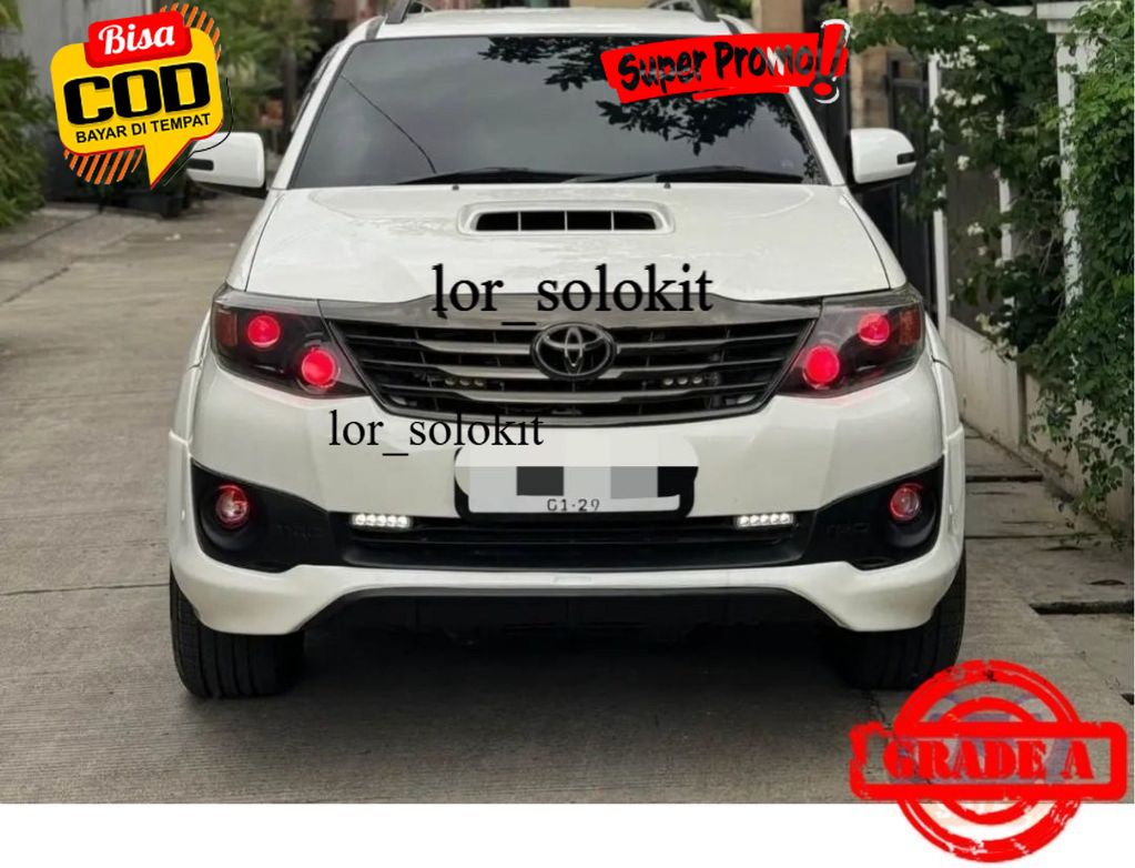 Bodykit Toyota Fortuner 2012 2013 2014 2015 TRD Frp Duraflex Harga  450,340 Ringgit*Penghantaran Percuma