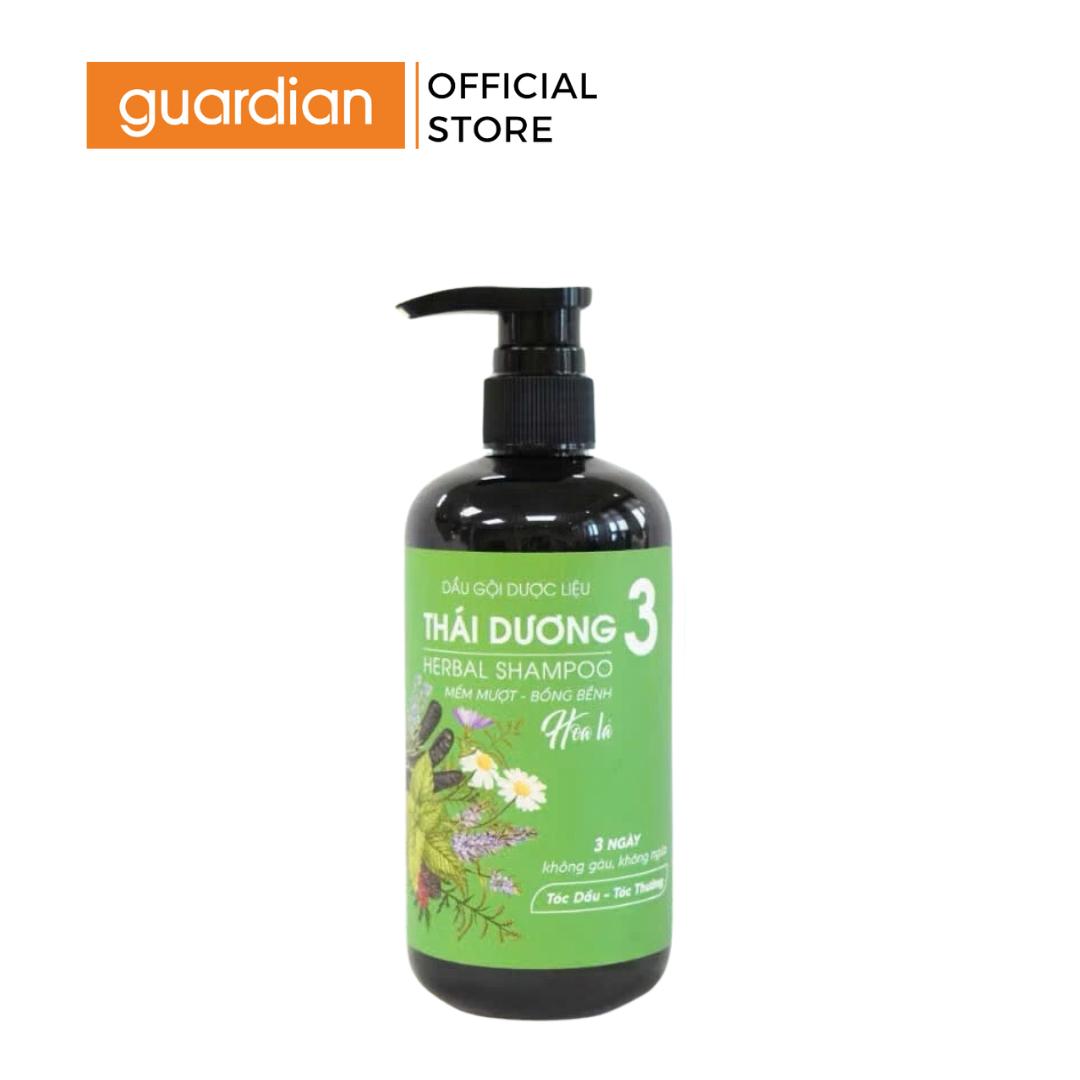  Dầu Gội Dược Liệu Thái Dương 3 Hương Lá 480ML 