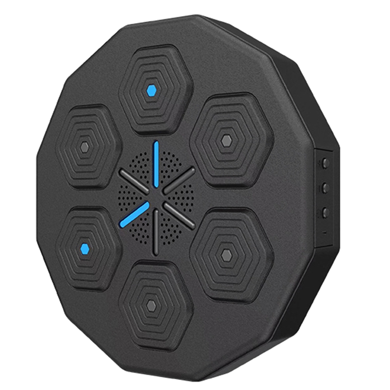 Electronic Music Boxing Pad,Wall Mounted Boxing Machine, Portable Music Punch Bag Game Indoor Easy to Use Black Presyo 3,417 Piso*Libreng Shipping