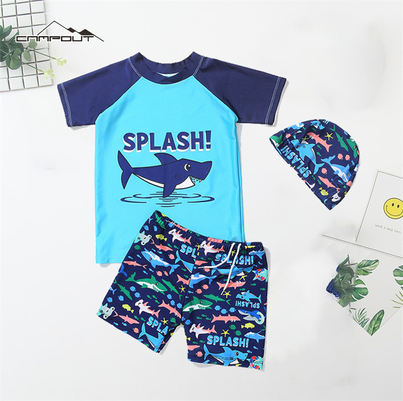 【CAMPOUT】Children's swimsuits, boys, small babies, girls, middle-aged children, split cartoons, girls' swimsuits, swimsuits