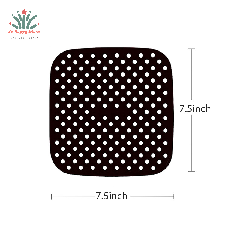 🧸【Lowest price】Happy Nồi chiên không khí lót nồi chiên không khí khay Nồi chiên silicon chống dính cho nồi chiên không khí