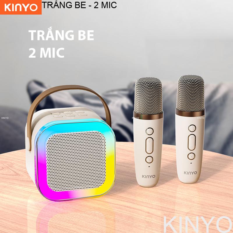 Bộ Loa Bluetooth + 2 Mic Không Dây Mini Hát Karaoke Tại Nhà K12 Có Thể Thay Đổi Giọng Dễ Sử Dụng Nhỏ Gọn Tiện Dụng