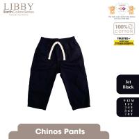 LIBBY Earth Celana Panjang Katun Polos Bayi & Anak Laki-laki Celana Chinos Panjang Boy Usia 9 Bulan - 14 Tahun (1PCS)