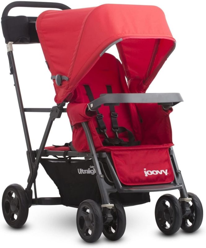 Joovy Caboose Ultralight Graphite Two 2 Child Children Kids Seater Seat Double Twin Stroller Singapore