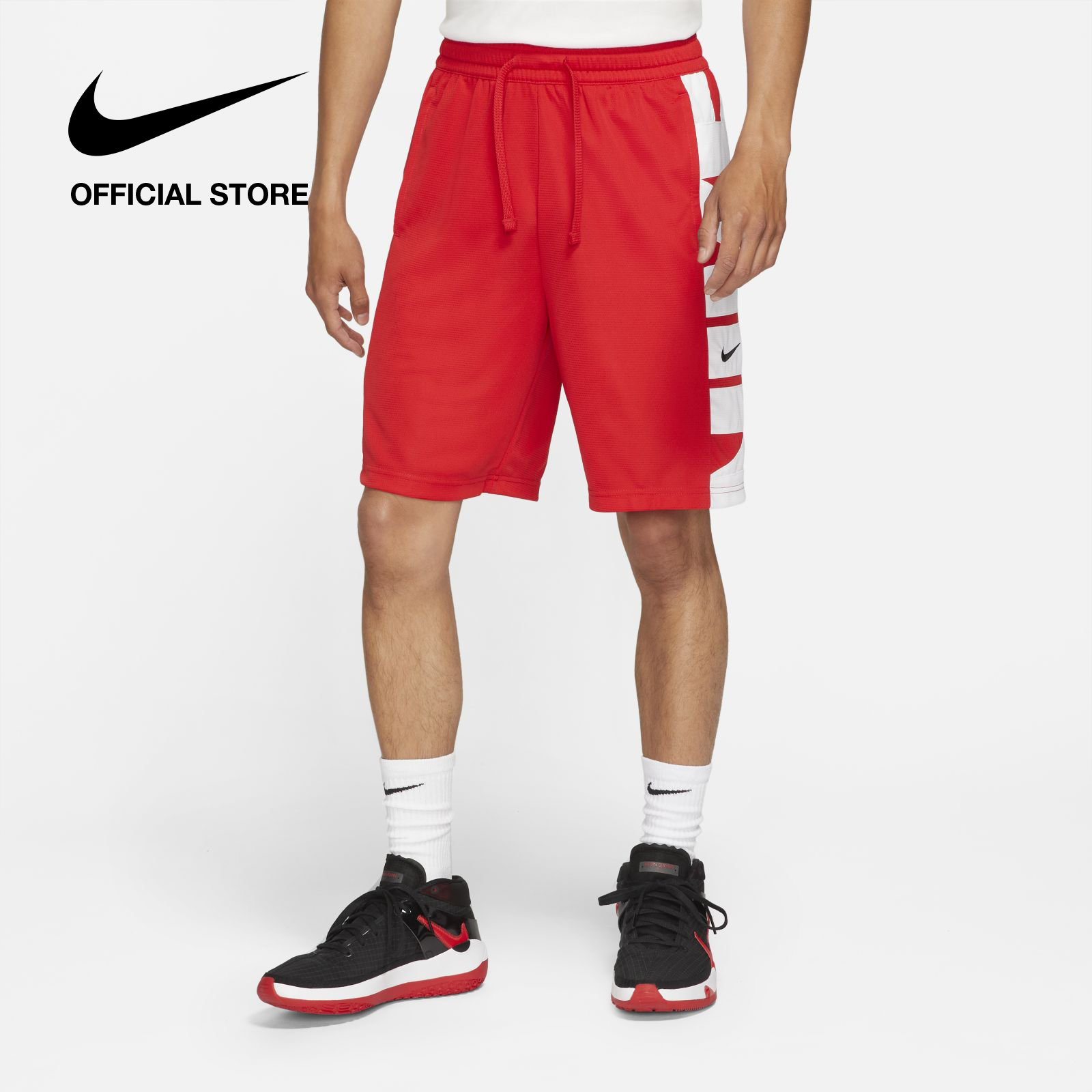 nike red 5 inch shorts