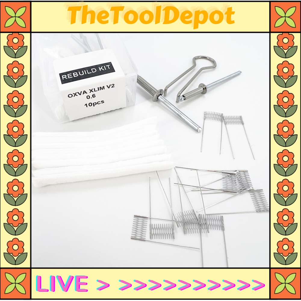 elfbar elfa kaufen BMTD DIY Rebuild Kit for OXVA Xlim V2 0.6ohm 0.8ohm Mesh Resistance Wire main image 1