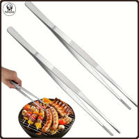 Haloppe Kitchen Tweezers for Cooking Fine Teeth Kitchen Tweezers Long Handle Food Tweezers Stainless Steel Chef Culinary Tweezers for BBQ Pasta Salad
