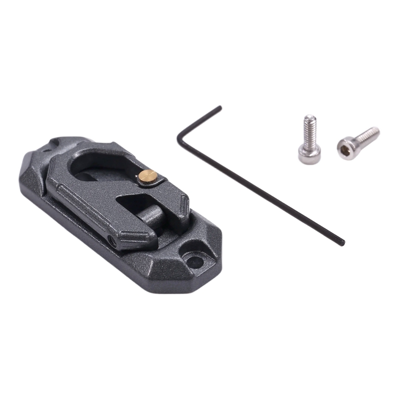 (DMJE) Winch Control Mount Plate Metal Winch Hook Recovery Tool Suitable for RC Crawler Car Axail SCX10 TRX4