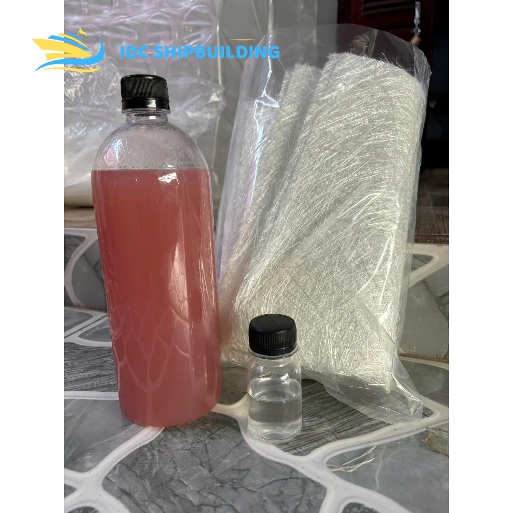 [ COMBO NHỰA + SỢI THỦY TINH + XÚC TÁC ] NHỰA COMPOSITE VÀ SỢI THỦY TINH