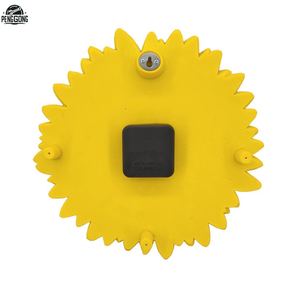 HOMETOOL 12 inch yellow sunflower wall clock waterproof design for garden decoration ราคา 1,551 บาท*ส่งฟรี