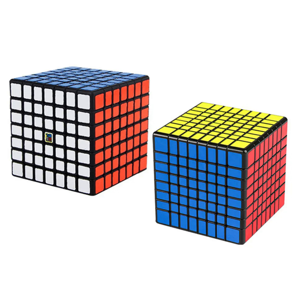 Moyu Meilong khối rubik tốc độ Miếng dán màu đen 6x6x6 7x7x7 8x8 Khối Ma Thuật 4x4 5x5 6x6 7x7 8x8 Trò chơi ghép hình tốc độ Đồ chơi học tập dành cho trẻ