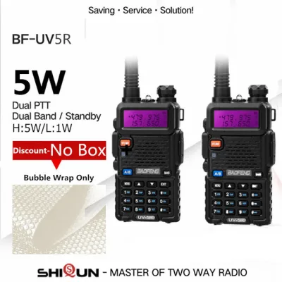 2pcs UV-82 8W Walkie Talkie Optional 5W Baofeng Radio UV82 Dual PTT Two Way Radio Dual Band UHF VHF Radio 10 KM Baofeng UV-82 HP