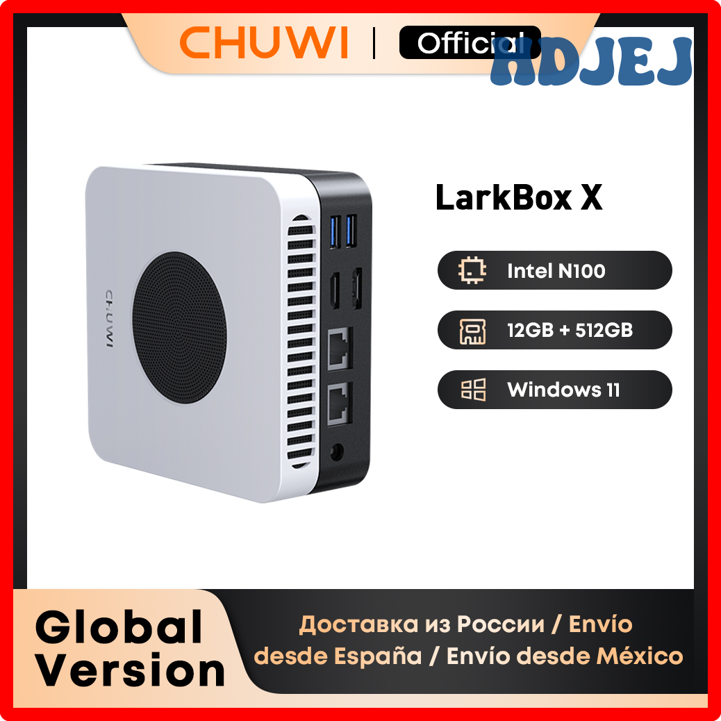Chuwi Larkbox X Mini Pc 12Gb Ram 512Gb Ssd Intel N100 Game Pc Uhd
