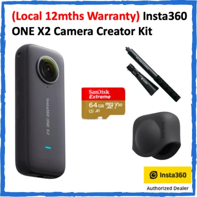 (Local 12mths Warranty) Insta360 ONE X2 Camera Creator Kit