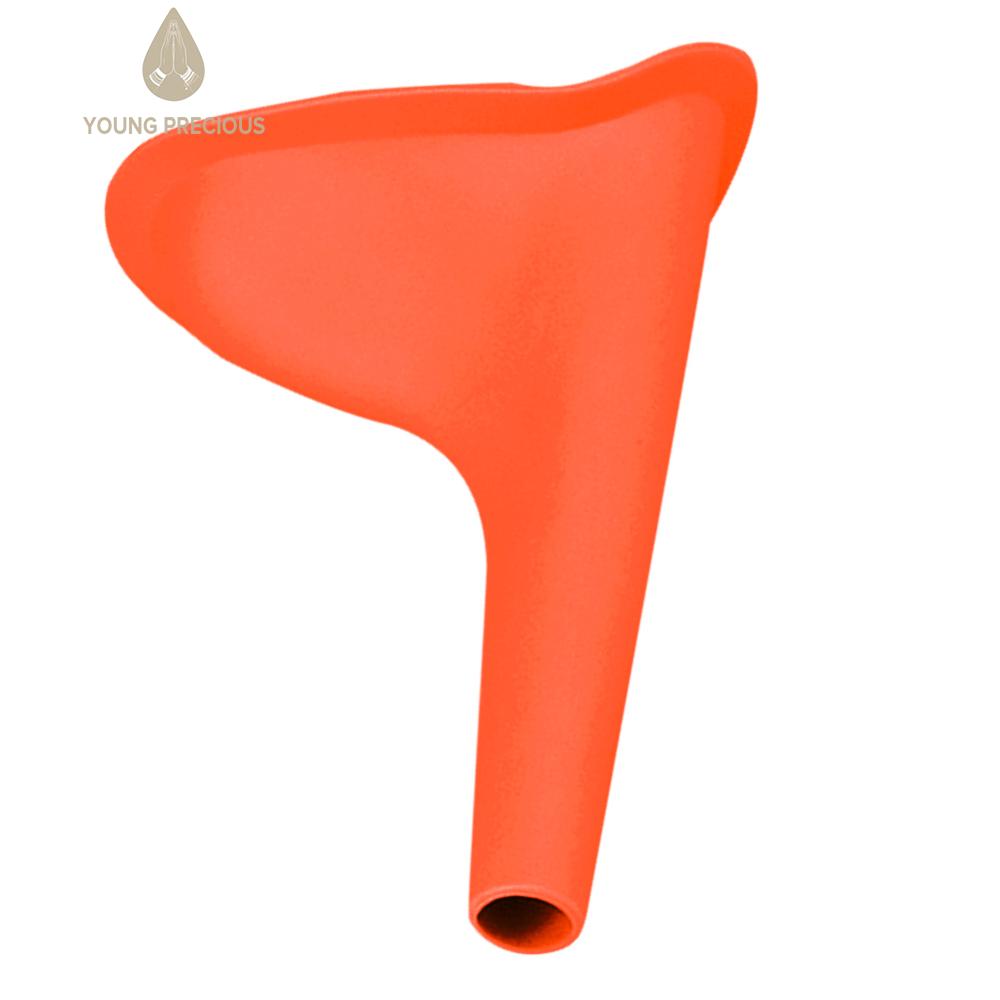 Nữ Phụ Nữ Bình đựng nước tiểu di động ngoài trời đứng lên PEE thiết bị đi tiểu cam