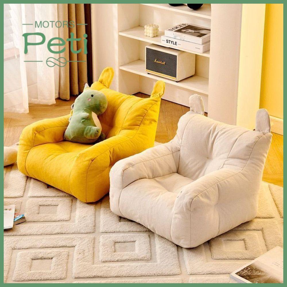 PETI MOTORS Thoải mái Ghế Sofa Nhỏ Mềm mại Tiện dụng Ghế Sofa Gấu Trẻ Em Dễ thương cho trẻ em với túi lưu trữ Ghế Sofa Lười Phòng Khách Dành cho bé trai và bé gái