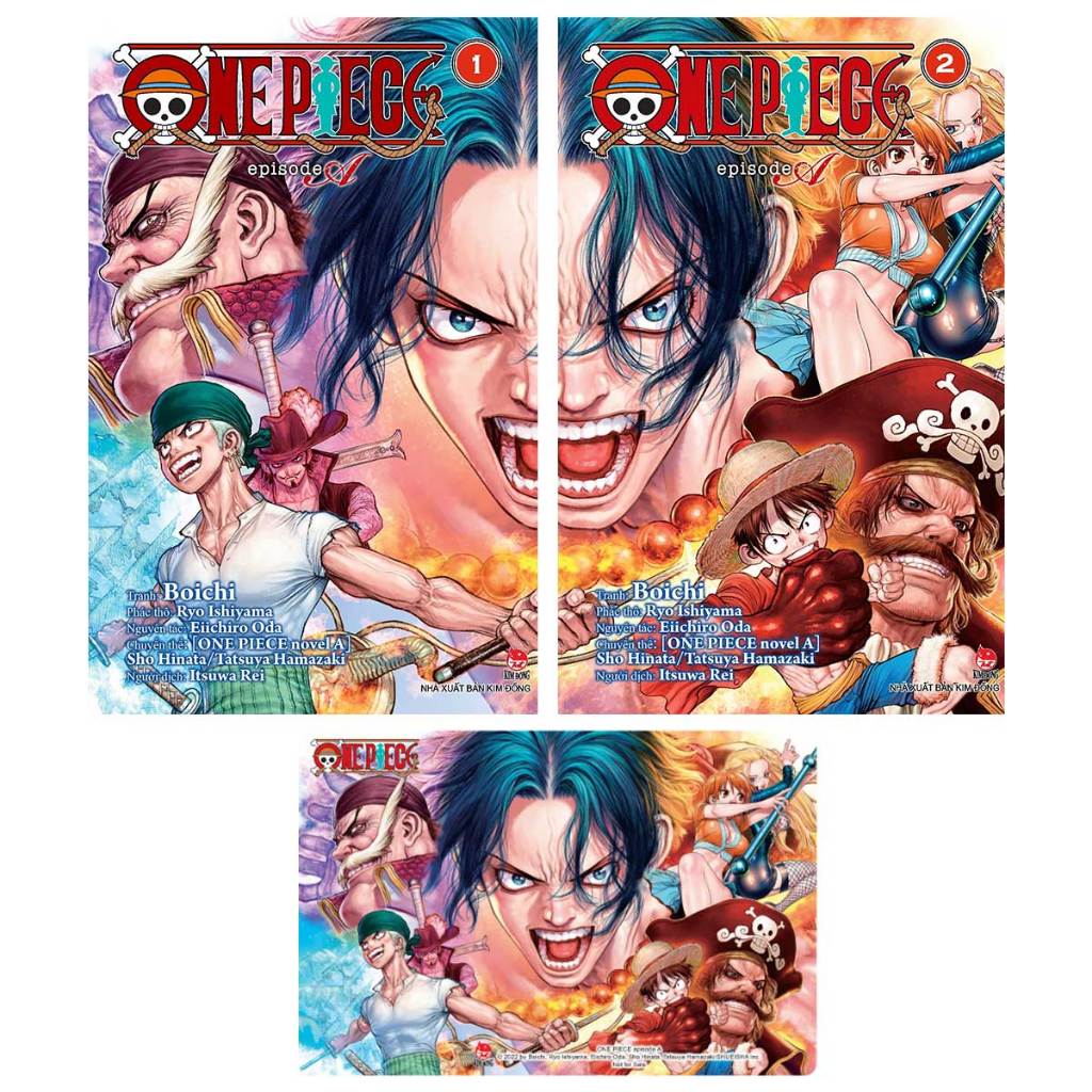 Truyện tranh One Piece Episode A  - Trọn bộ 2 tập - Bản in đầu và tái bản  - NXB Kim Đồng