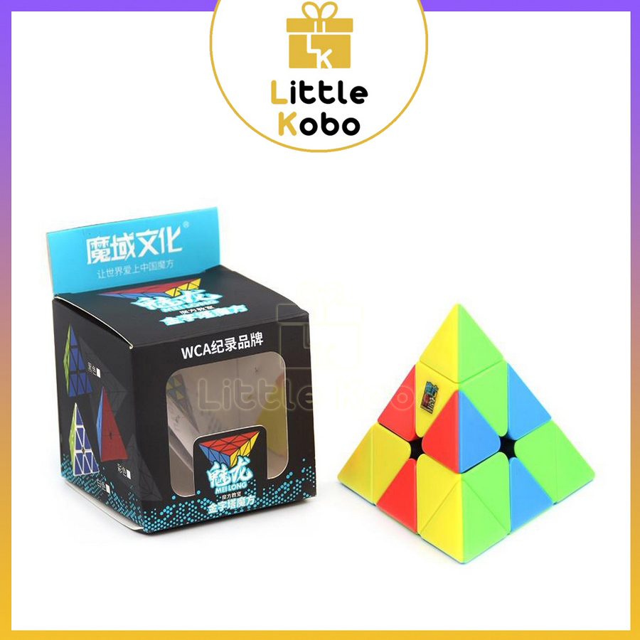Rubik Pyraminx Stickerless MoYu MeiLong MFJS Rubic Tam Giác Kim Tự Tháp Đồ