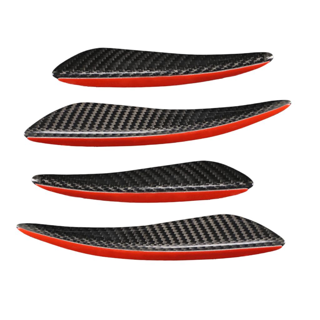 kokiya Car Front Bumper Spoiler Canard Diffuser Splitter Fin For With Tape