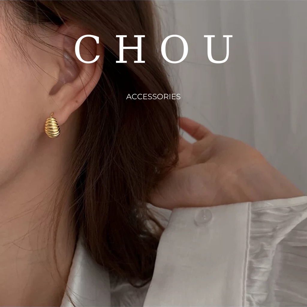 Bông Tai Croissant Mini  | CHOU ACCESSORIES |