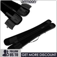 ammoon Bass Bow Box Carbon Fiber Impact Resist Bass Bow Case Composite Carbon Fiber Shell Shock Absorbing Lining for Performance Exercises