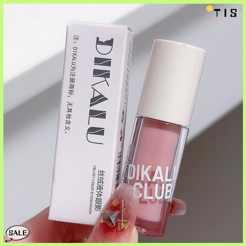 Follow Get New【TIS】 Dikalu nhung Matte lỏng Eyeshadow Stick kéo dài độ bão hòa thấp Peach Hồng Brown earthy Color Eye Shadow trang điểm mỹ phẩm