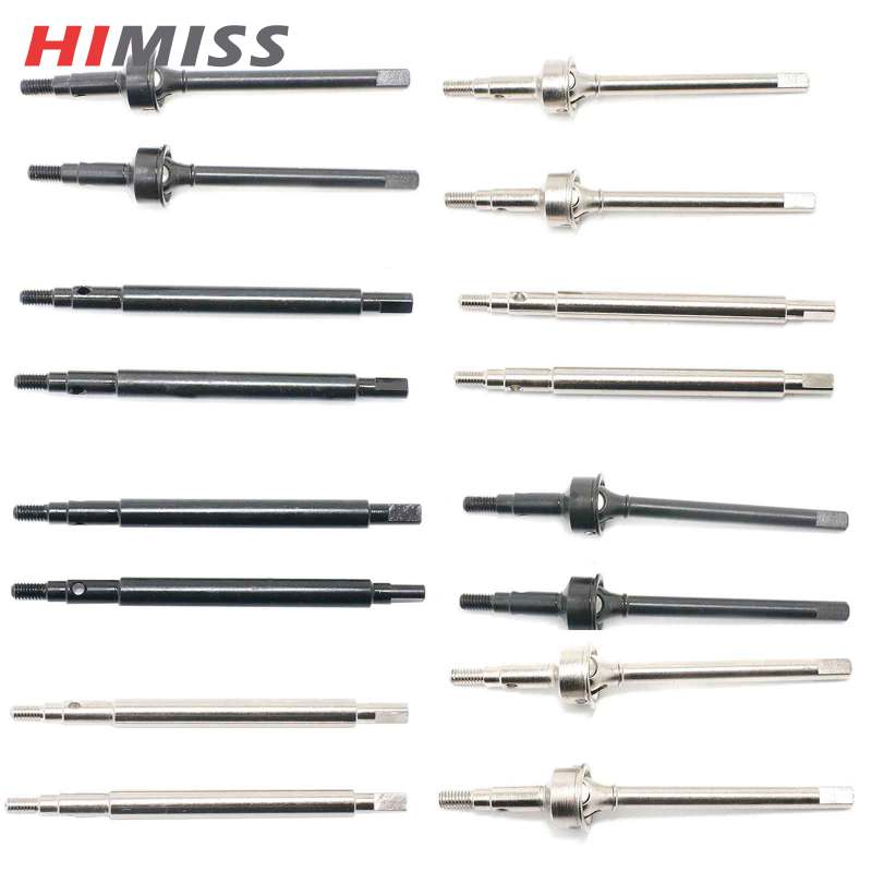 HIMISS Rc Car Front Rear Drive Shaft CVD Dogbone Metal Upgrade Parts Compatible For Traxxas 1/18 TRX4M RC Crawler Car ราคา 176 บาท*ส่งฟรี