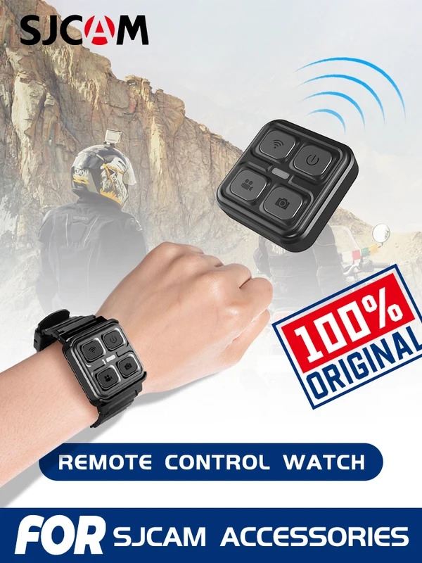 SJCAM điều khiển từ xa xem Ban nhạc cổ tay cho SJCAM C300 C200 sj20 sj11 SJ6 huyền thoại sj8 Pro sj10x SJ10 Pro A10 A20 A50 hành động máy ảnh